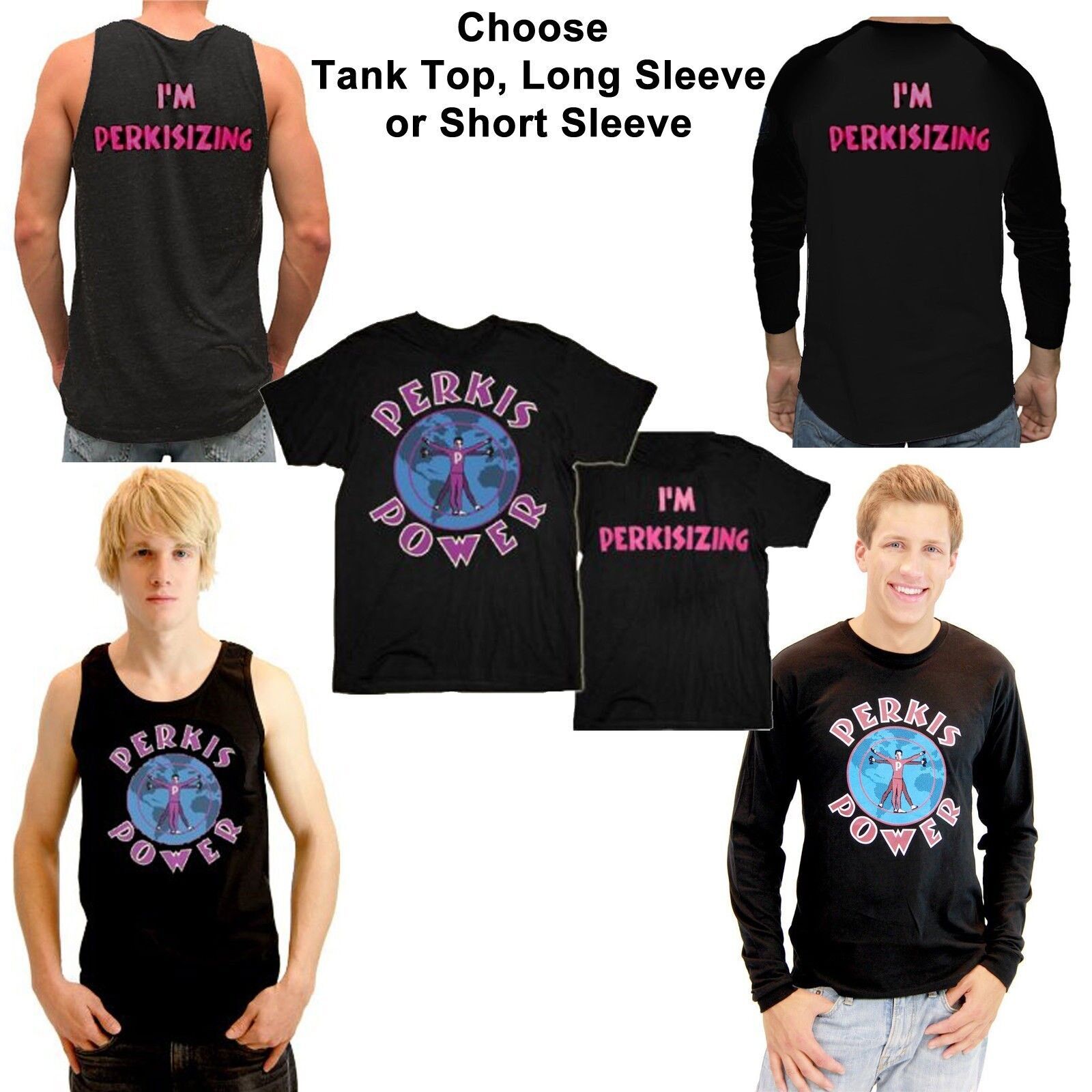Adult The Heavyweights Tony Perkis Power Perkisizing Camp Hope Tank T-shirt Tee gallery