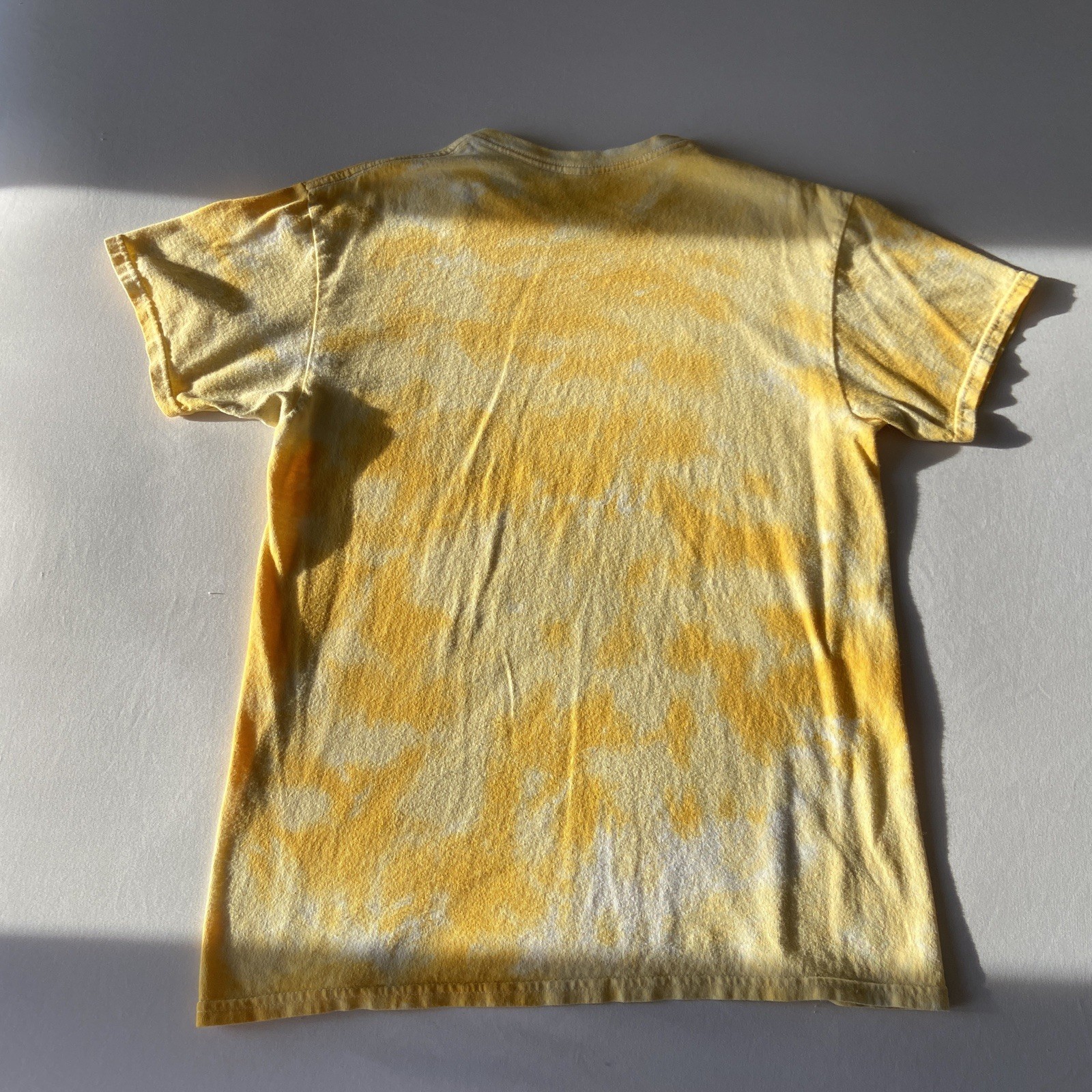 Arthur Call Your Mother “Hugs Not Drugs” Shirt Yellow Tie Dye Size Medium gallery