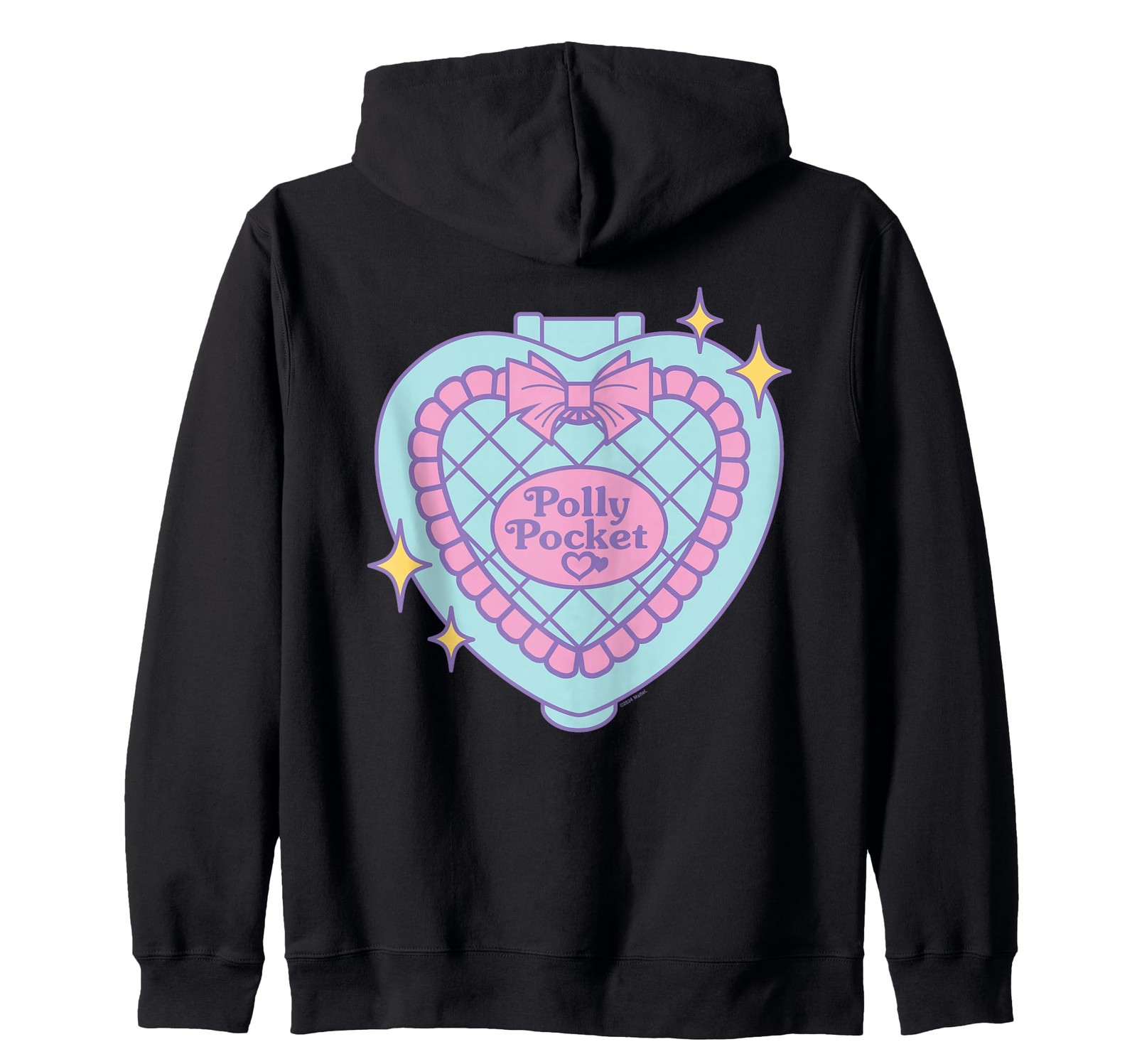 Quilted Heart Cover Zip Hoodie