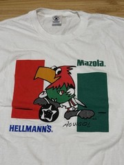 VINTAGE MAZOLA HELLMAN’S AGUIGOL EL TRI MEXICO SOCCER T-SHIRT SZ XL USA EUC