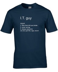 IT Guy Definition Mens T-Shirt Gift Idea Computer PC Tech Engineer Cool Birthday