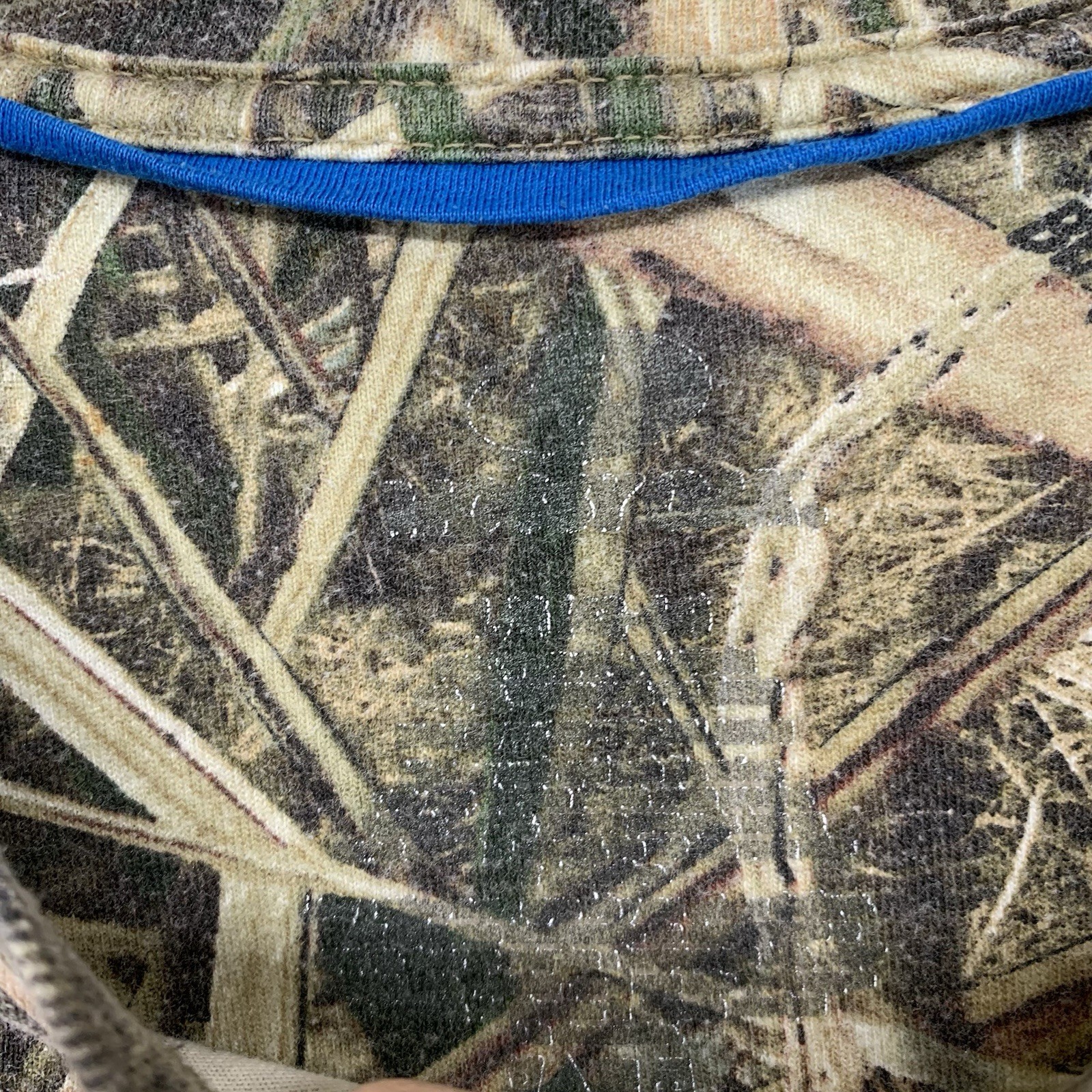 Mossy Oak Born To Hunt Forced To Work Logo T Shirt Camouflage Men’s Large Wear gallery