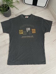 Men Archive Chevignon 90s Distressed Tee Legend Jacket Y2k Single Stitch Size M