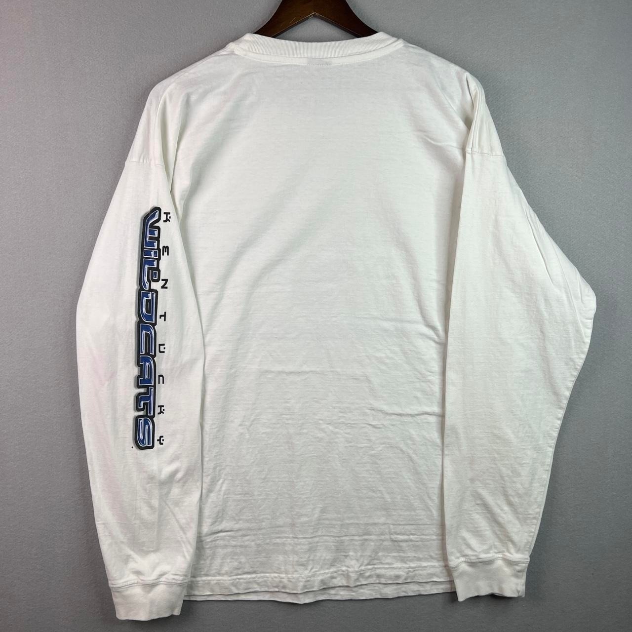 Vintage Kentucky Wildcats Long Sleeve Y2K Starter White Mens Shirt L gallery