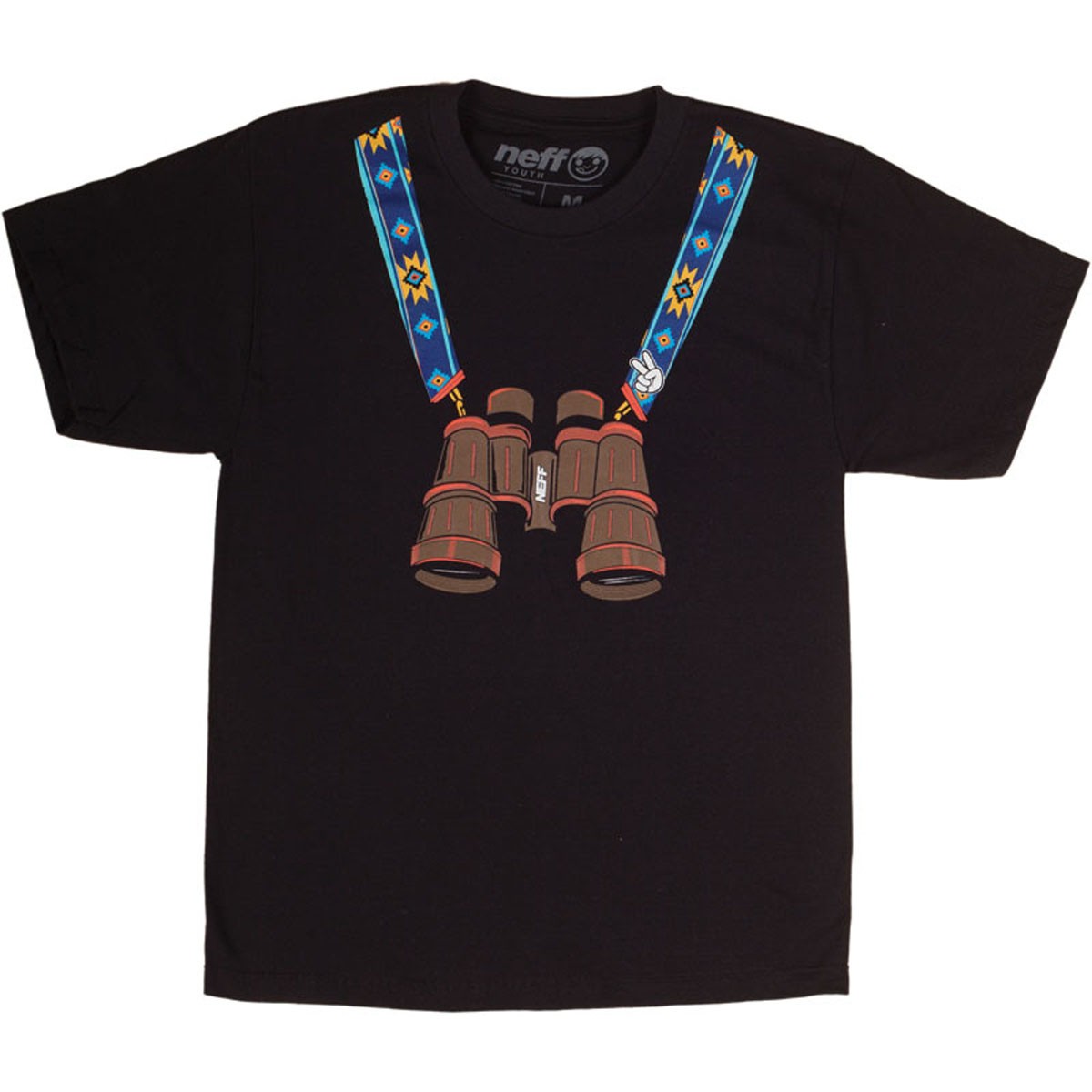 Neff Navigator Short Sleeve T-Shirt Boys Youth Medium Black gallery