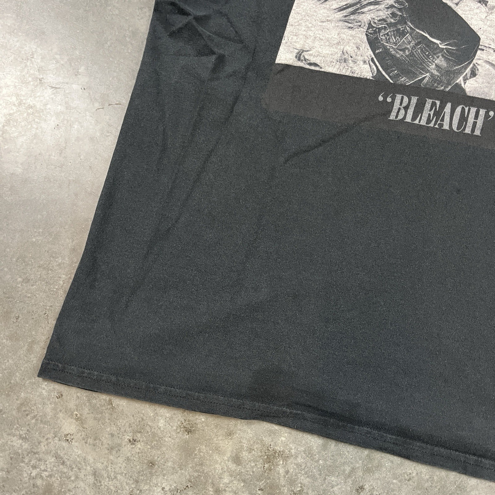 Nirvana T Shirt Mens XL Black Bleach Grunge Y2K Preowned gallery
