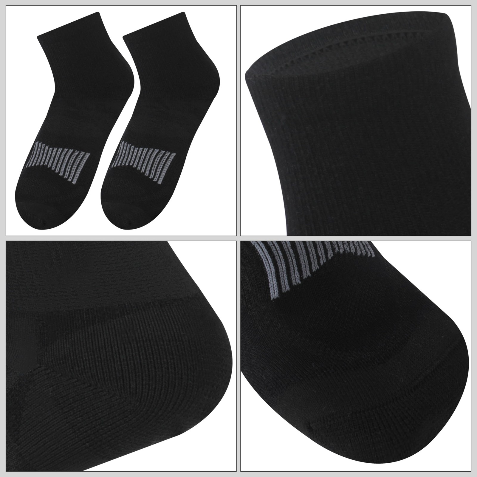 3 Pairs Merino Wool Socks for Men Business Casual Wool Ankle Thin Hiking Runn... gallery