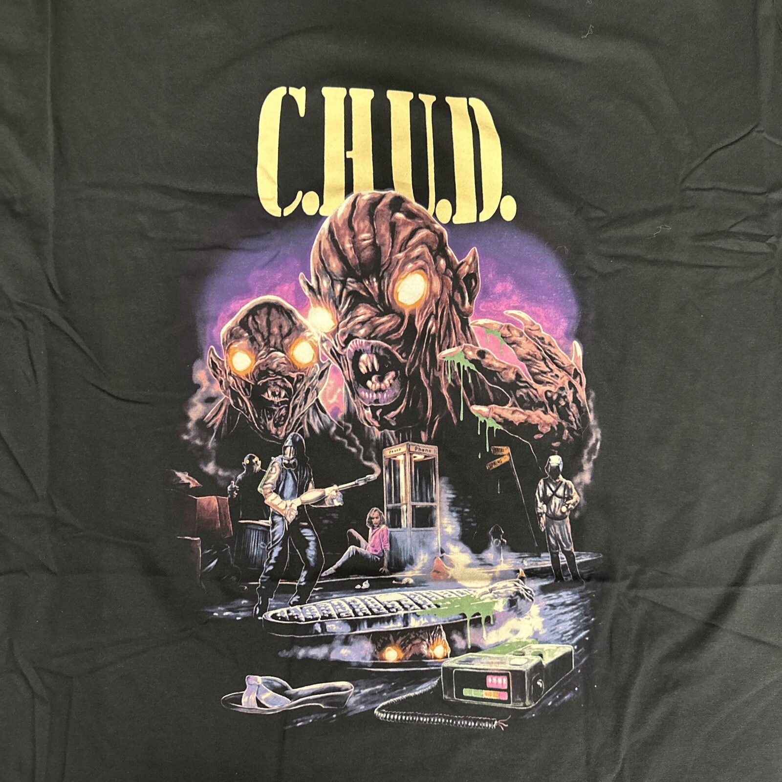 Fright Rags C.H.U.D. (Mens 2XL) – CHUD T-Shirt – Brand New – Midnight Madness