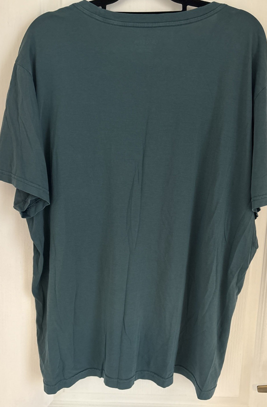Mens UnTuckit EcoSoft Pocket Tee T Shirt Pima Cotton Crewneck Teal Sz XXX Large gallery