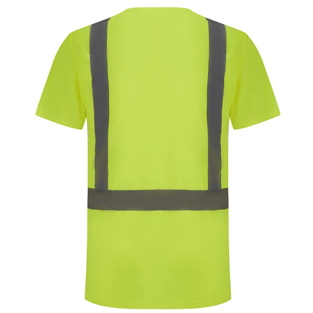 ST1000, ANSI/ISEA Class 2, Men’s High Vis Short Sleeve Safety T-Shirt, Jersey... gallery