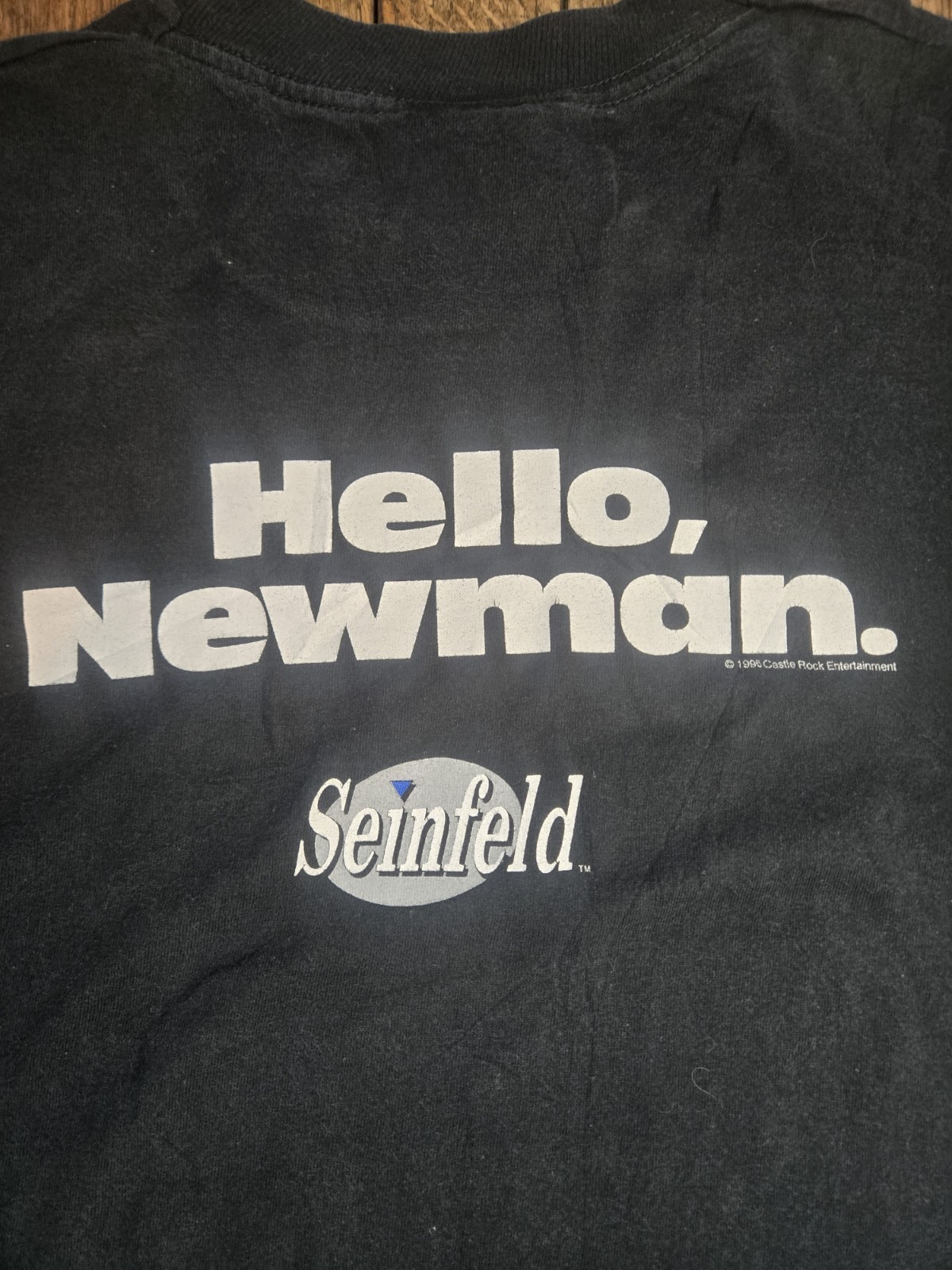 Vintage 90s Seinfeld Jerry Newman TV Show Nbc Store Promo T-shirt Sz Xl Black gallery