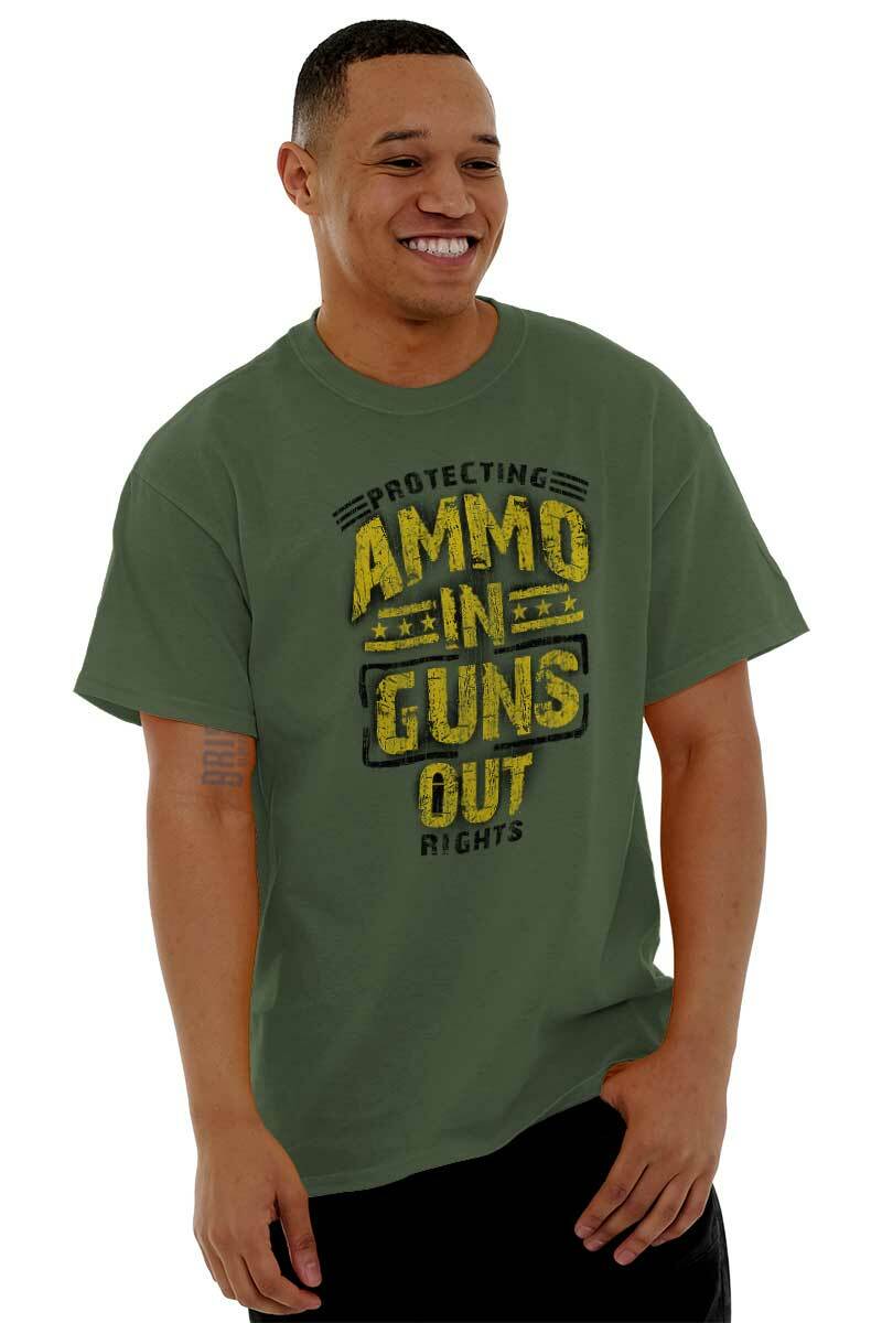 Protect 2nd Amendment Gun Rights Pro 2A Gift Womens or Mens Crewneck T Shirt Tee gallery