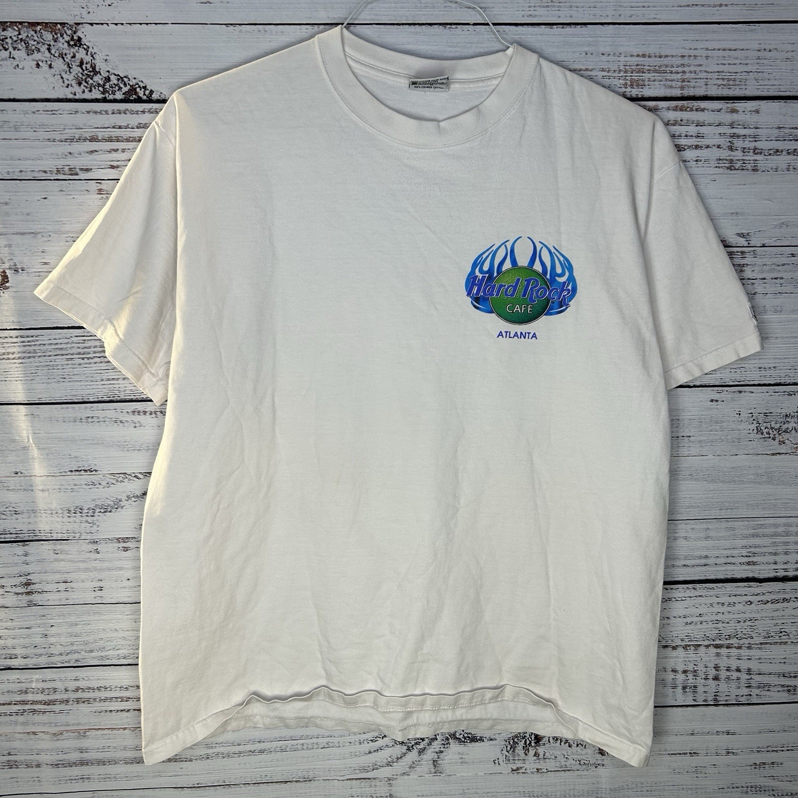 Vintage 90s Hard Rock Cafe Atlanta Georgia Double Sided Graphic T-Shirt Men’s XL gallery