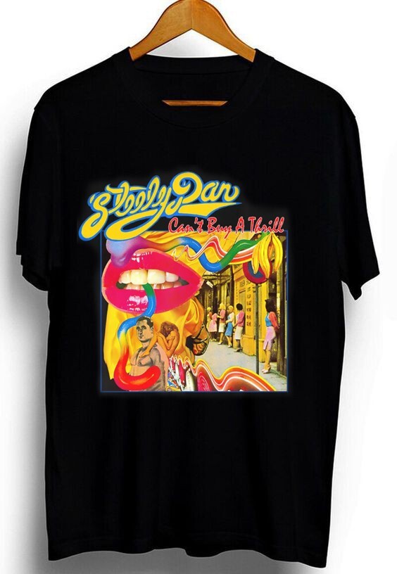 Steely Dan t-shirt, unisex t-shirt, brand new black shirt, Can't Buy A Thrill gallery