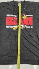 Vintage Illinois State University Redbirds Lace Up Short Sleeve Track Shirt