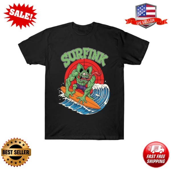 Rat Fink Surfink Surf Retro Shirt T-Shirt gallery