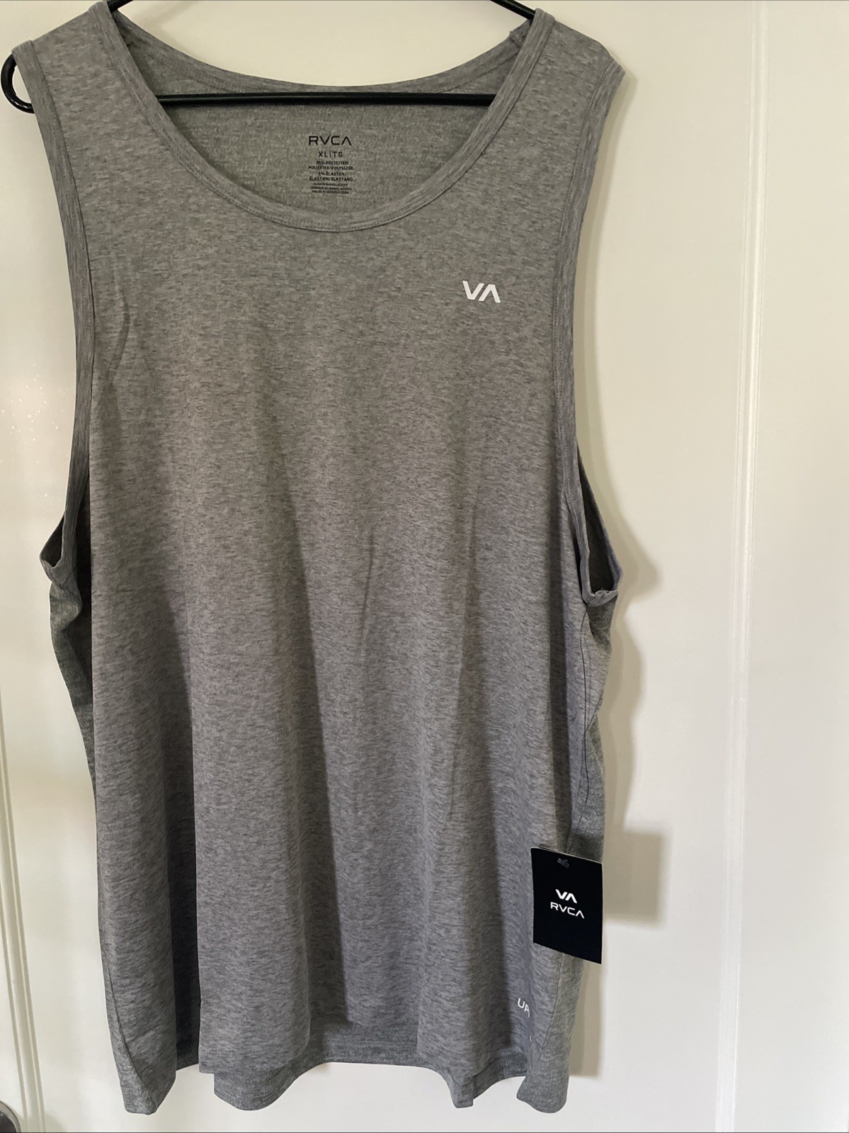 New RVCA Sport Active Tank Top Gym Running Street Style Men's Shirt Size XXL gallery