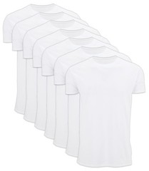 BILLIONHATS 12 Pack Plus Size Men Cotton T-Shirt Short Sleeve Lightweight Tees