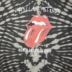 Handmade Custom Rolling Stones Tour 1975 Reverse Tie Dye Mens Size 2XL 1 of 1