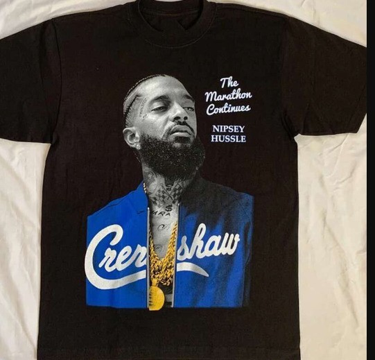 Nipsey Hussle Crenshaw Marathon Continues Memorial T-Shirt - T323 gallery