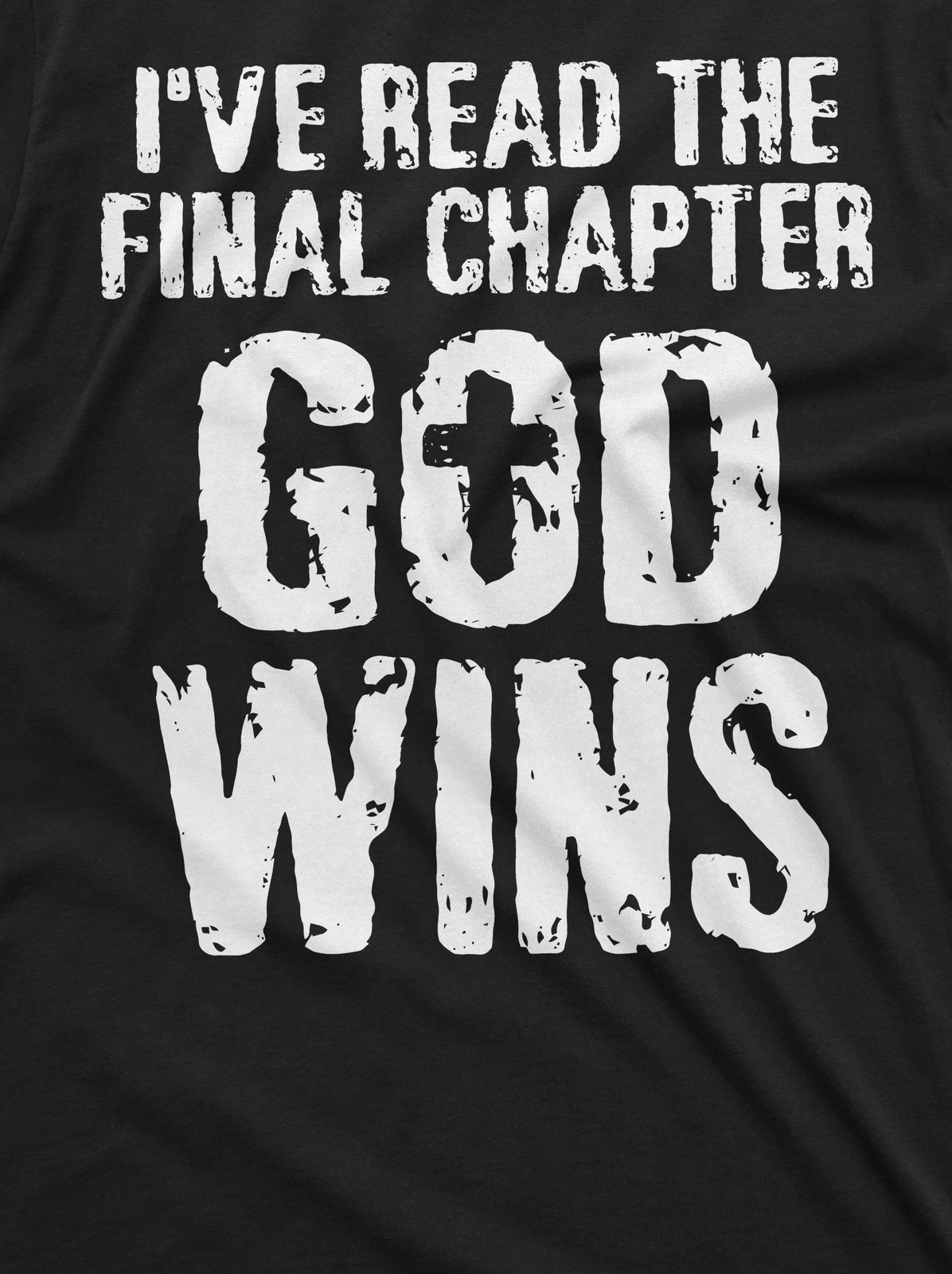 Jesus Christ T-shirt Bible Verse Church Religion Christian Tee God Wins Shirt gallery