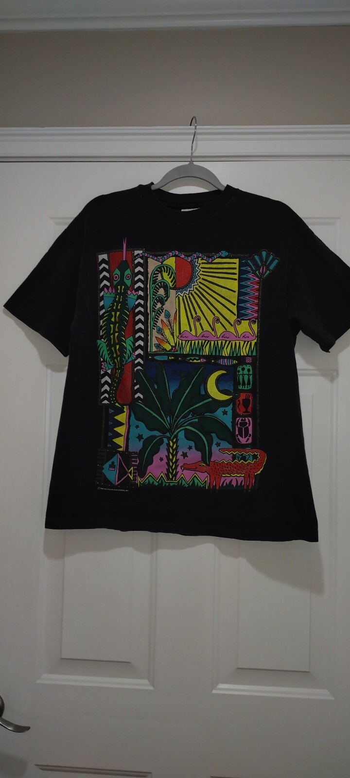 Vintage 1991 Southern Silk Screen Graphic Shirt Size Large gallery
