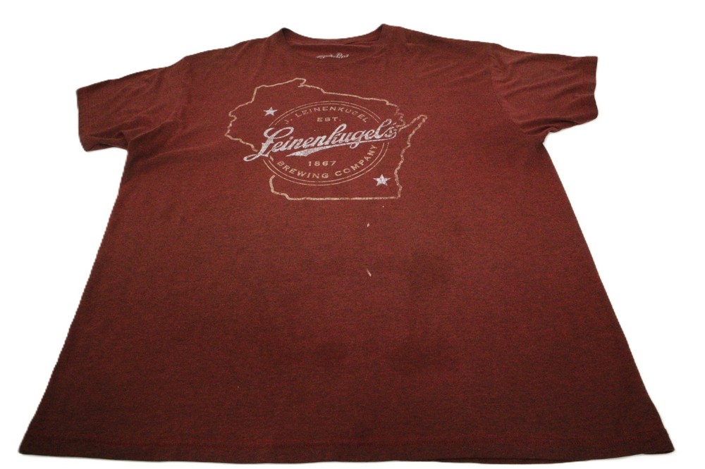 Tee Luv Leinenkugel’s Wisconsin Brewing Company Graphic T-Shirt Men’s 2XL T0386