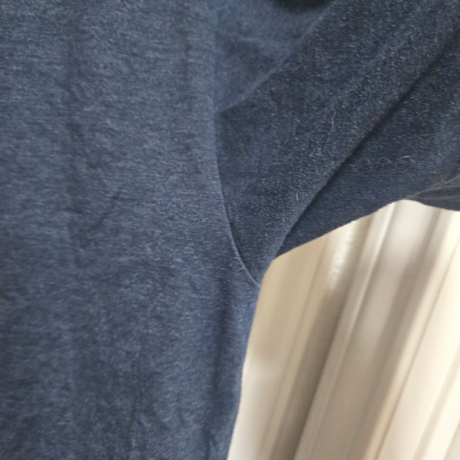 Nayked Apparel Men’s XL Heather Navy Cotton Blend Crewneck T-Shirt gallery