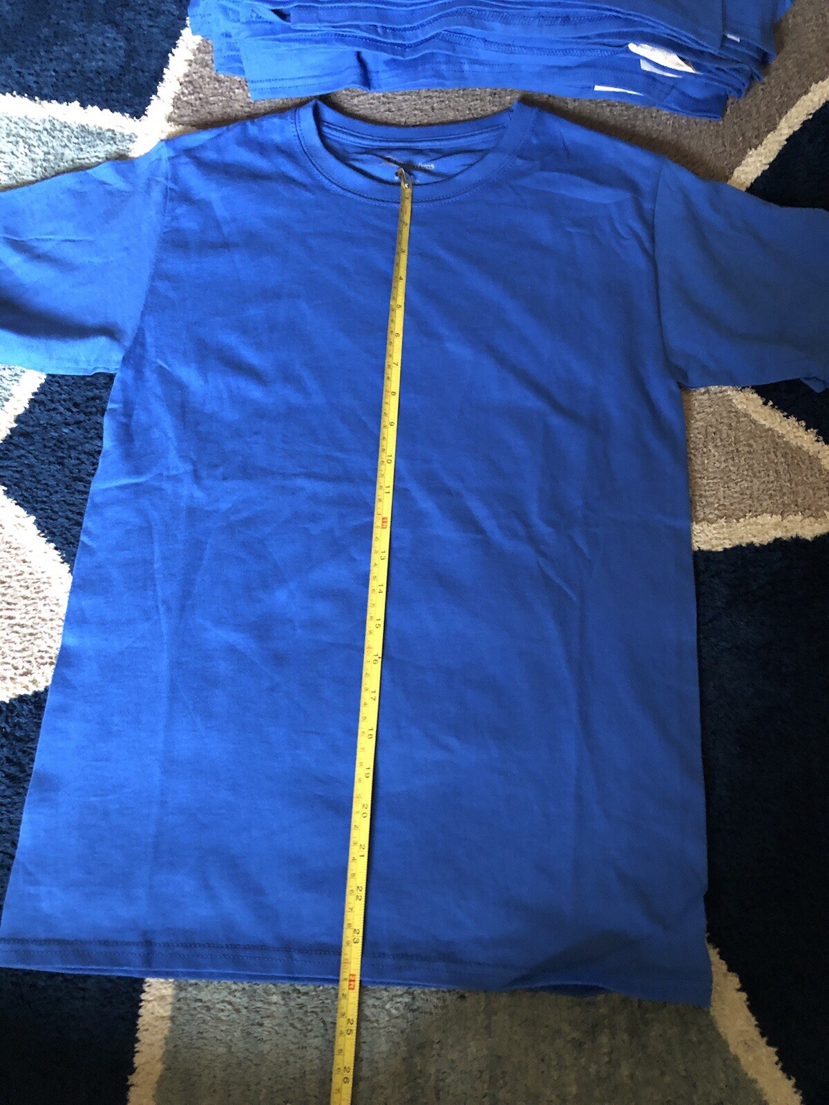 Bulk Lot Of 36 New Champion 100% Cotton T-Shirt T425 Royal Blue Tagless SMALL gallery
