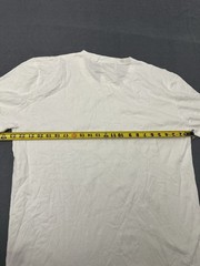 NWT Men’s Collars & Co Premium Cotton and Silk Blend T Shirt White Size 2XL