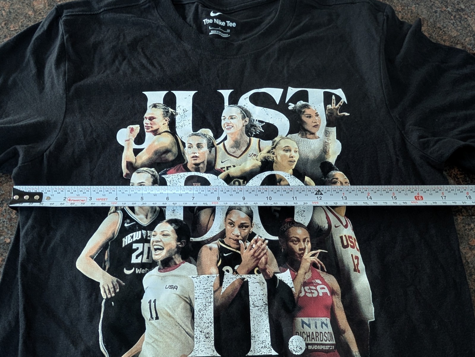 Nike So Win Just Do It Shirt Size S Sabrina Sabalenka Juju A’ja Sha'Carri Clark gallery