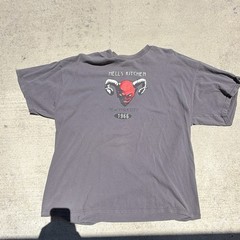Delta Pro Weight Hell’s Kitchen NYC 1966 Gray Graphic Tee Unisex 2XL Cotton