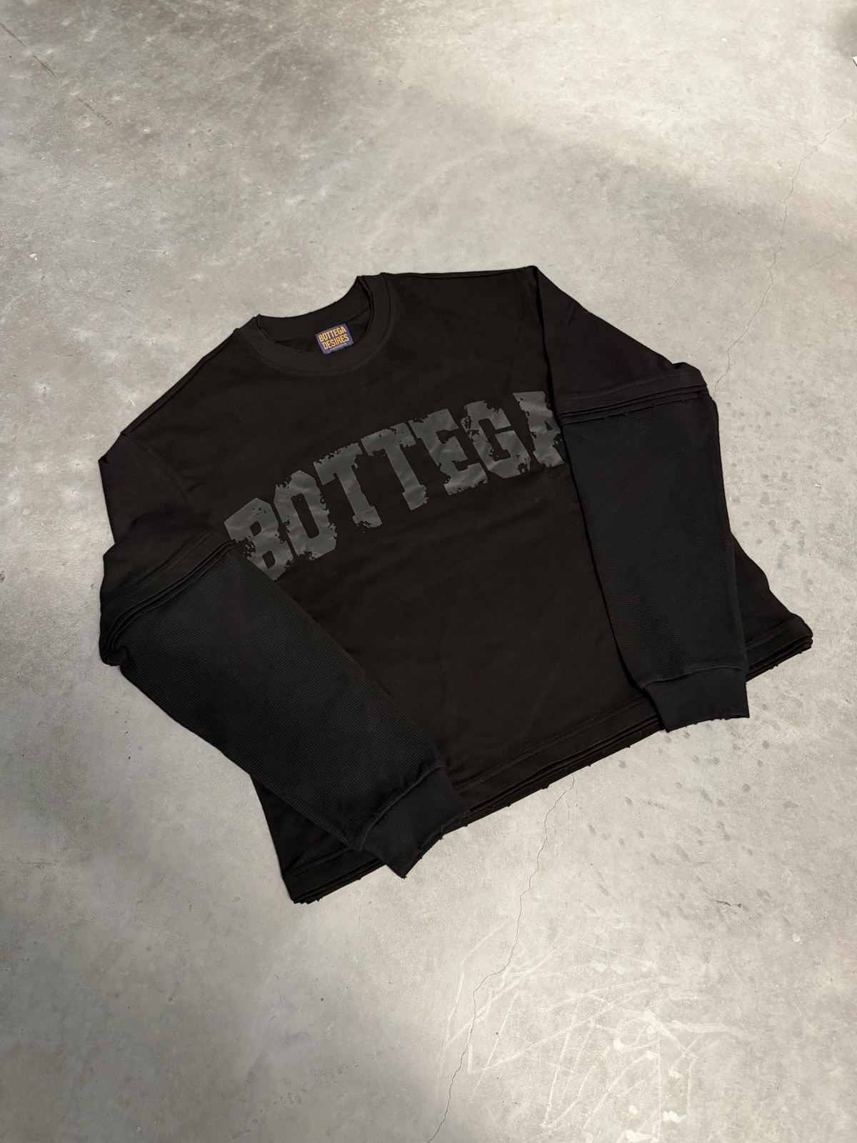 Bottega Desires War Long Sleeve Tee Black 100% AUTHENTIC BRAND NEW FAST SHIPPING gallery