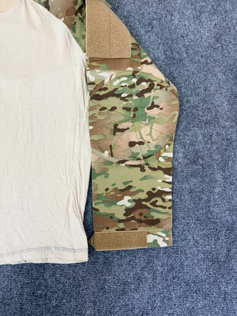 TRU-SPEC Tactical Combat Shirt Mens Tan Camo Cordura Baselayer Ripstop Size L gallery