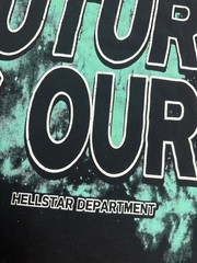 Hell Studios star 3035 Alien Spaceship pattern Tee Mens Short sleeved T-shirt