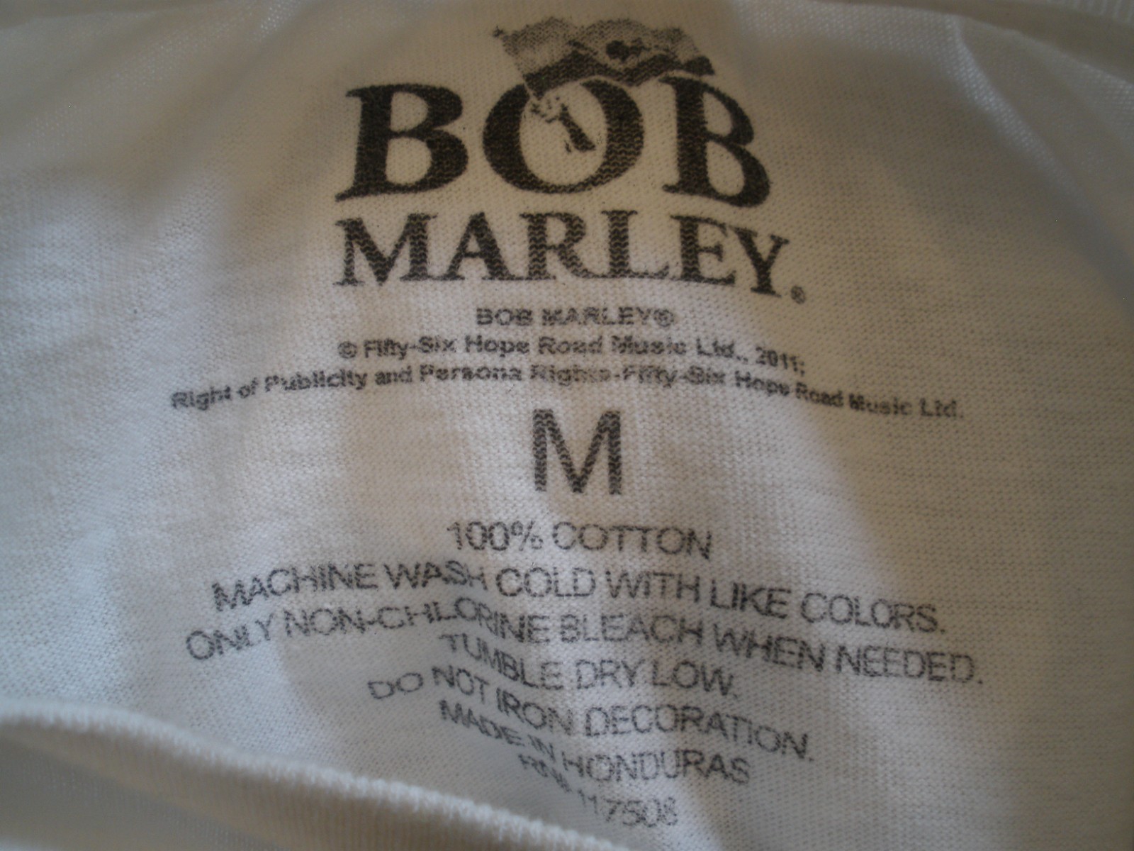 Vintage Adult White T-Shirt M Bob Marley Legend (see description)(81A) gallery