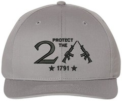 Protect The 2nd Amendment Richardson Embroidered One Size Fits All Baseball Hats