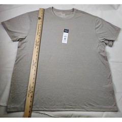 NWT Athletic Works Dri Works Performance Workout Gym Tee Birch Grey T-Shirt XL