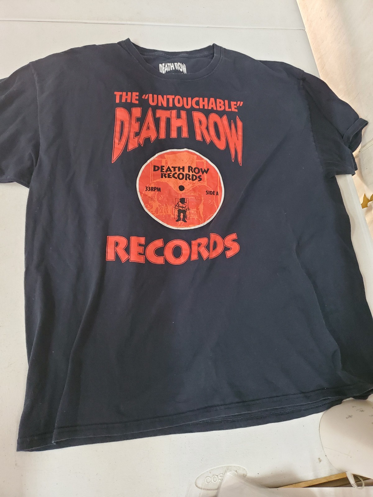 Men’s 2XL Black T-shirt Death Row Records The “Untouchables”
