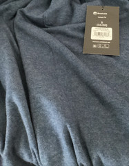 ATHLETIC WORKS Breathable Navy Blue Short Sleeve Crew Neck Pocket T-Shirt Sz S*