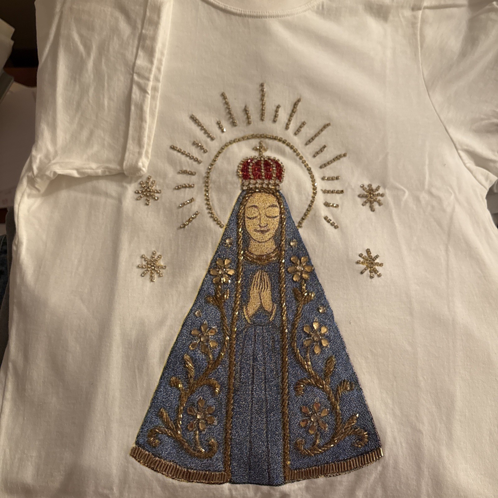 Handmade Nossa Senhora Aparecida Holy Mother Small Tshirt gallery