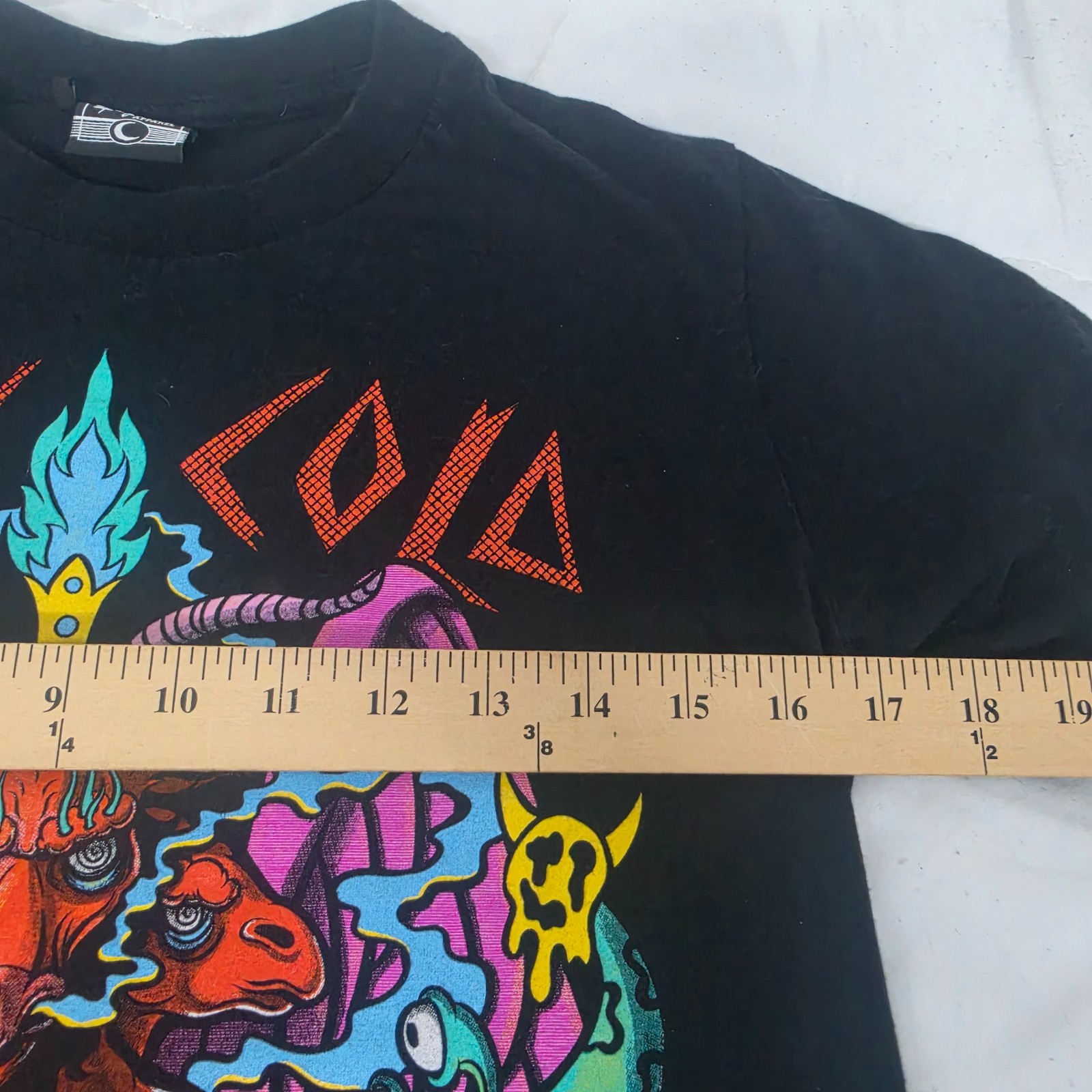 Stay Cold Apparel Demon Graphic Tee Mens M Black Streetwear Goth Punk Skate gallery