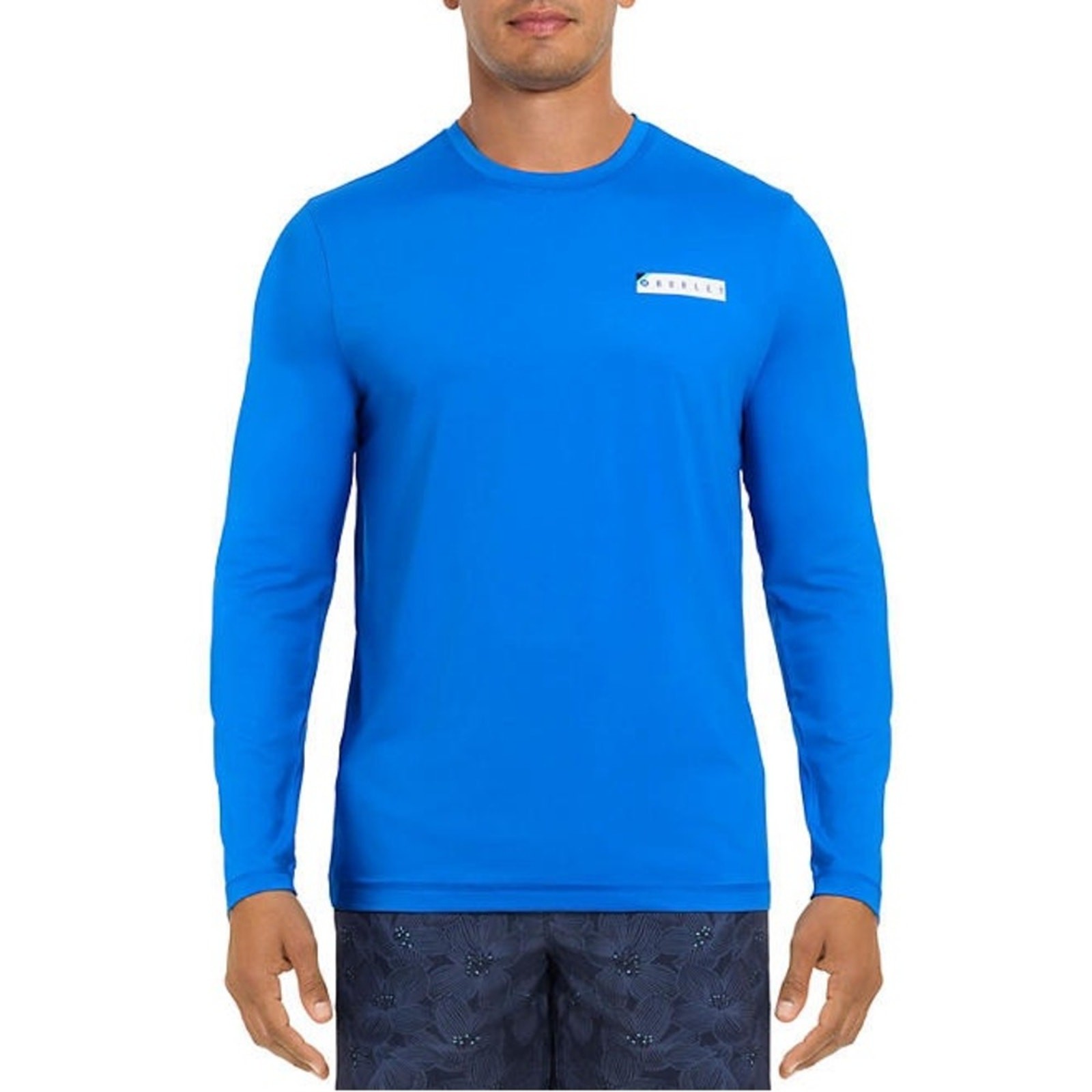 Hurley Men's Blue Long Sleeve UPF 50 Sun Protection Shirt Size Large gallery
