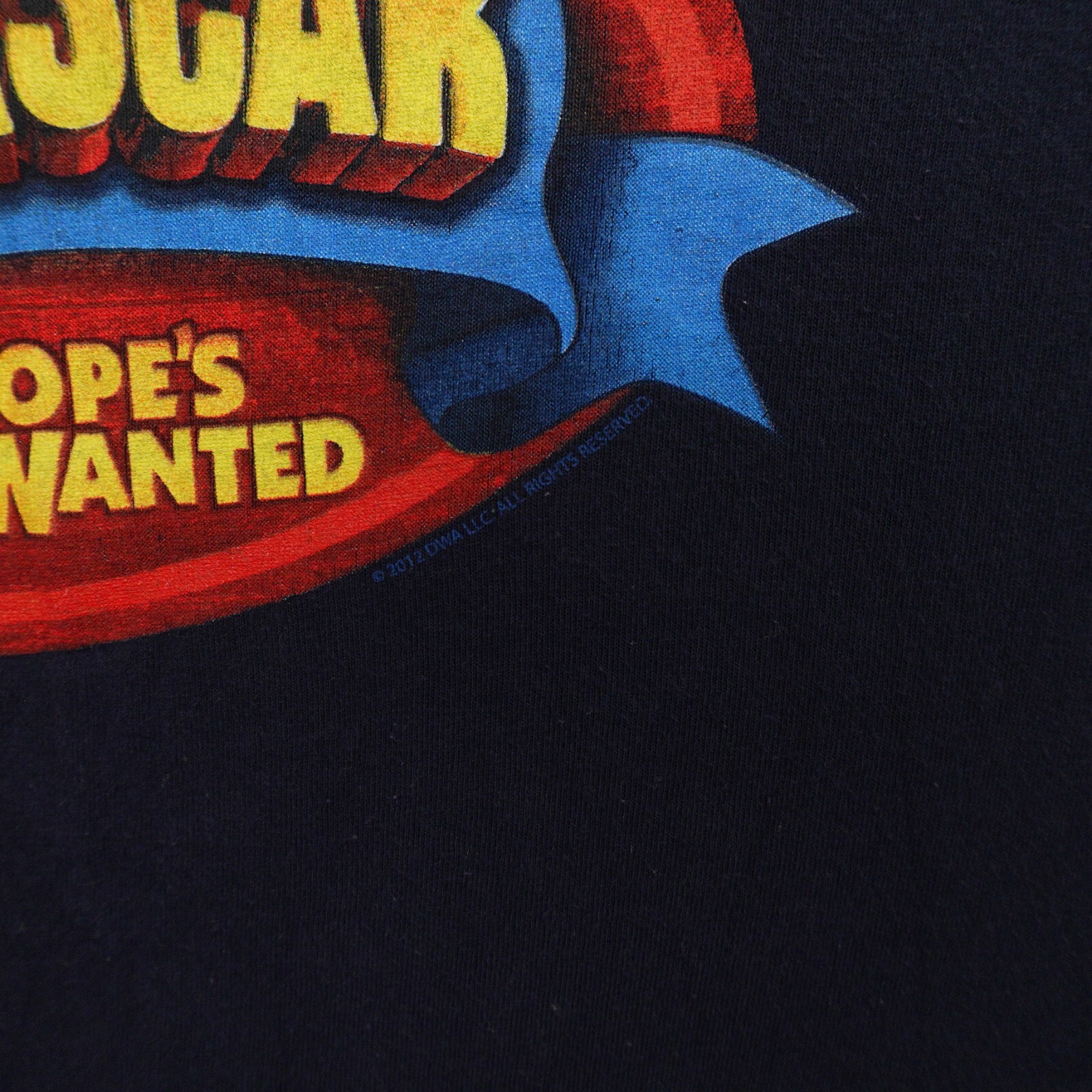 Madagascar Adult Large (21X28) Europe's Most Wanted Promotional T-shirt in Blue gallery