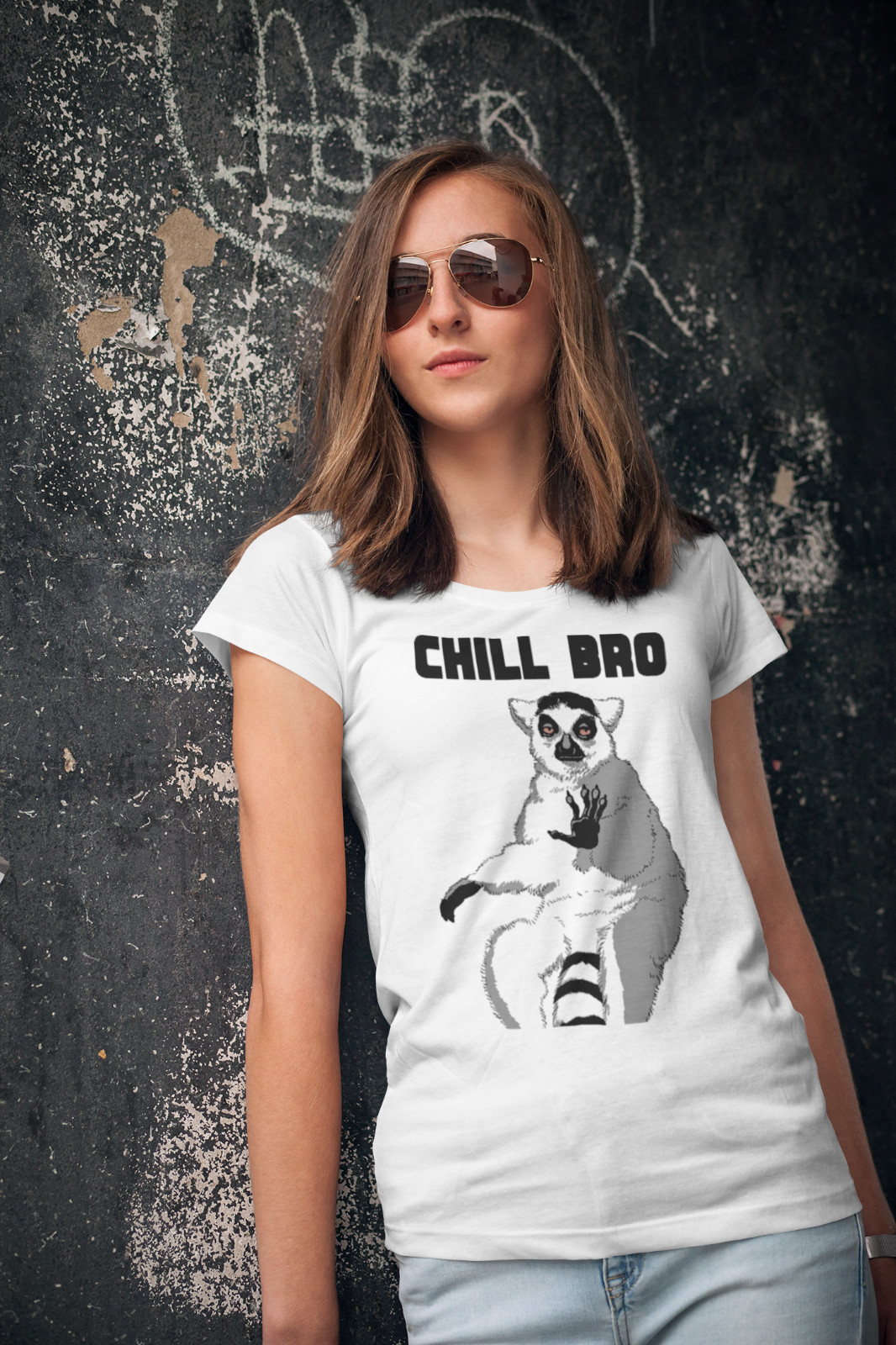Chill Bro Lemur T-Shirt Unisex Adult Cotton Sizes Madagascar King Julien Animal gallery