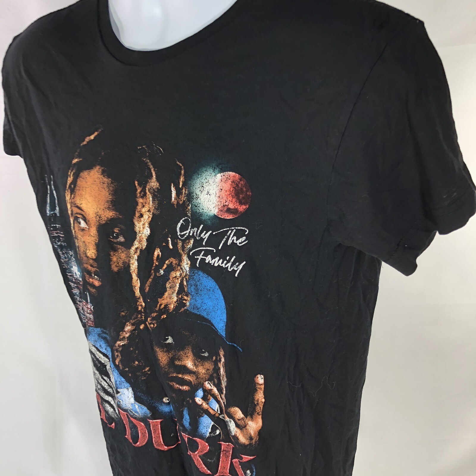 Lil Durk Only The Family OTF T-Shirt Adult Medium Rap Tee Black Graphic Logo gallery