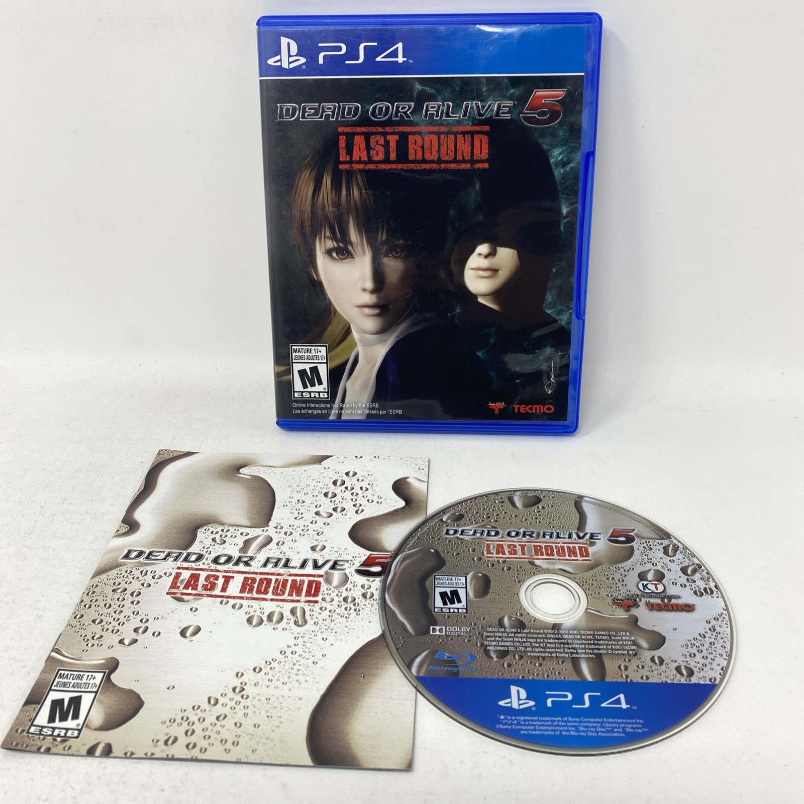 Dead or Alive 5 Last Round | Sony PlayStation 4 PS4 2015 US Edition CIB Complete