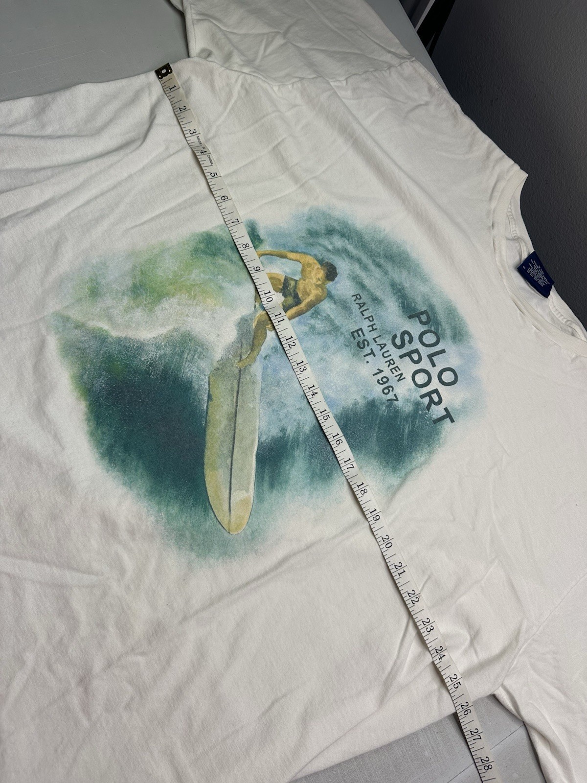 VTG 90s POLO SPORT RALPH LAUREN SURFING SPORTSMAN T-SHIRT Sz XXL RARE USA Made gallery