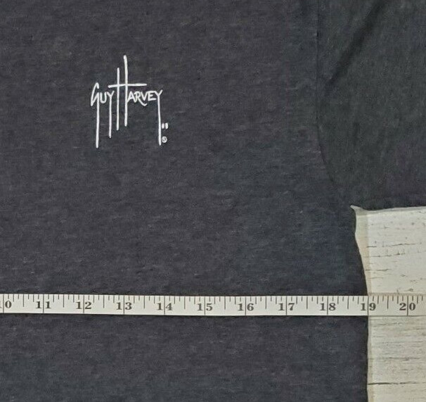 Guy Harvey Original Shirt Mens Medium Black Classic Fish Tee Short Sleeve Logo gallery