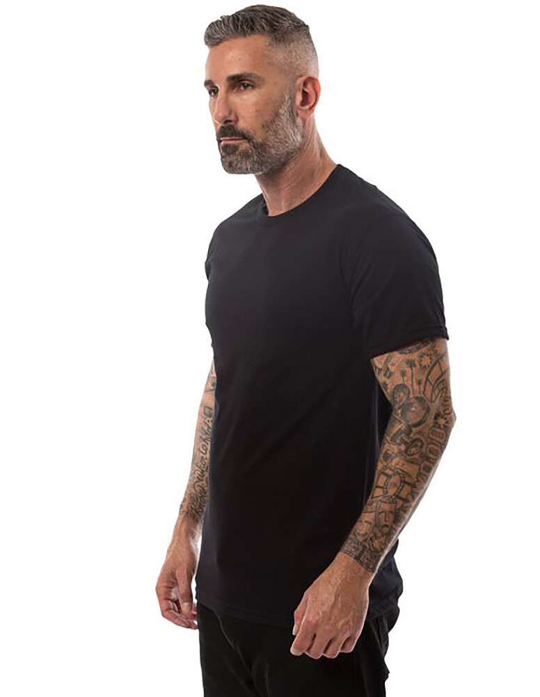 Gym Life® BLANK Tee Men's Athletic T-Shirt Work Out Exercise Fitness Shirt Black gallery